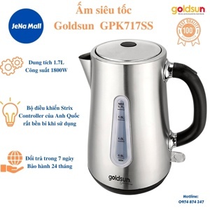 Ấm đun siêu tốc Goldsun GPK-717SS (GPK717SS) - 1,7 lít, 2000W