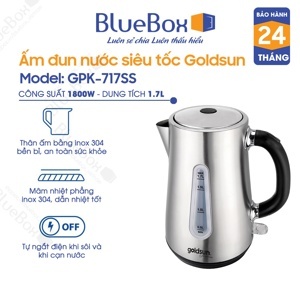 Ấm đun siêu tốc Goldsun GPK-717SS (GPK717SS) - 1,7 lít, 2000W