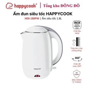 Ấm đun siêu tốc Happycook HEK-180PW