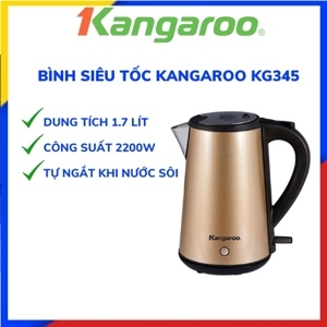 Ấm đun siêu tốc Kangaroo KG345 - 1,5 lít, 1800W