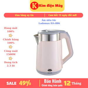 Ấm đun siêu tốc Ladomax Ha-886