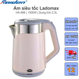 Ấm đun siêu tốc Ladomax Ha-886