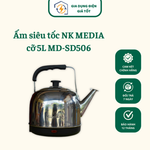 Ấm đun siêu tốc Media MD-SD506 - 5L