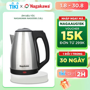 Ấm đun siêu tốc Nagakawa NAG0308 - 1.8L