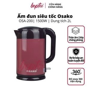 Ấm đun siêu tốc Osako OSA-200 - 2L