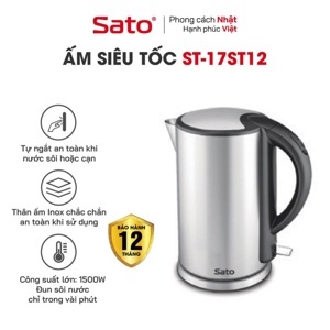 Ấm đun siêu tốc Sato 17ST12 - 1.8L