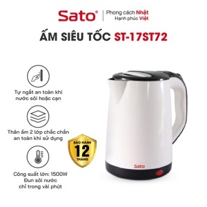 Ấm đun siêu tốc Sato 17ST62 1.8L