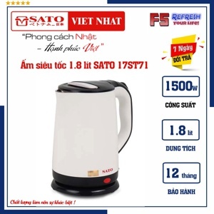 Ấm đun siêu tốc Sato 17ST71 1.8L