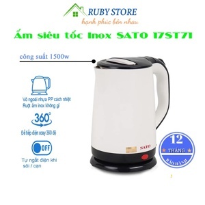Ấm đun siêu tốc Sato 17ST71 1.8L