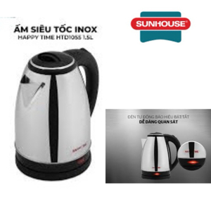 Ấm đun siêu tốc Sunhouse Happy Time HTD1055 - 1.5L
