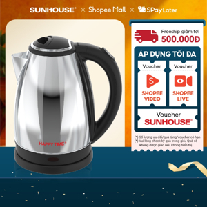 Ấm đun siêu tốc Sunhouse Happy Time HTD1055 - 1.5L