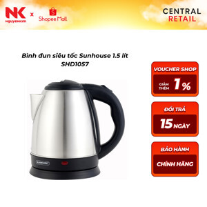 Ấm đun siêu tốc Sunhouse SHD1057 - 1.5 lít, 1500W