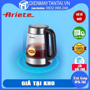 Ấm đun siêu tốc thủy tinh Ariete MOD.2874 - 1.7L