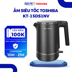Ấm đun siêu tốc Toshiba KT-15DS1NV - 1.5 lít