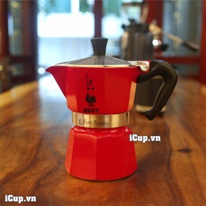 Ấm pha cà phê Bialetti Moka Express Rossa 3 cups