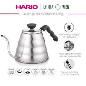 Ấm pha cafe Hario Bouno 1200ml