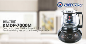 Ấm sắc thuốc Korea King KMDP-7000M - 2.5 lít, 310W