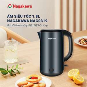 Ấm siêu tốc 1.8L Nagakawa NAG0319