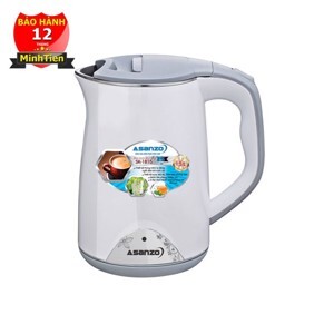 Bình - Ấm siêu tốc Asanzo SK-1815 - 1.7 lít, 1800W