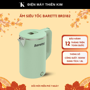 Ấm siêu tốc Baretti 1.8 lít BRD182