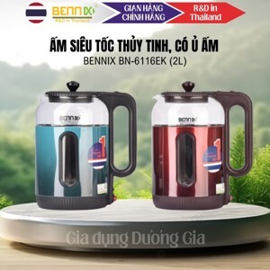 Ấm siêu tốc Bennix BN-6116EK, 2 lít