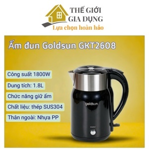 Ấm siêu tốc Goldsun GKT2643, 1.8L