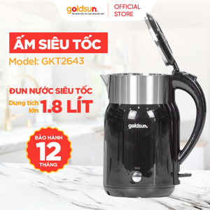 Ấm siêu tốc Goldsun GKT2643, 1.8L