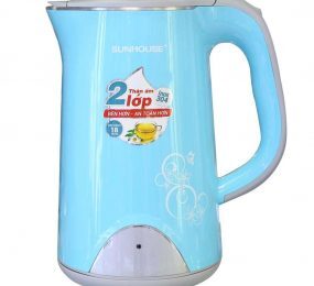 Ấm siêu tốc inox 2 lớp Sunhouse SHD1385 1.7 lít