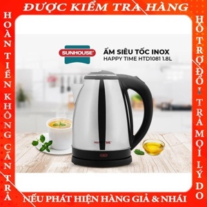 Bình - Ấm siêu tốc Inox Sunhouse HTD1081 - 1.8 lít