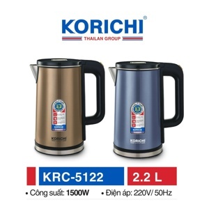 Ấm siêu tốc Korichi 2.2 lít KRC-5122