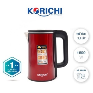 Ấm siêu tốc Korichi 2.2 lít KRC-5122