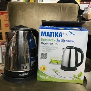 Ấm siêu tốc Matika MTK-18 - 1.8L, 1500W