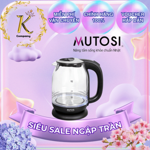 Ấm siêu tốc Mutosi MK-16 - 1.7L, 2200W