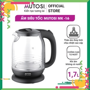Ấm siêu tốc Mutosi MK-16 - 1.7L, 2200W