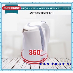Bình - Ấm đun nước siêu tốc Sunhouse SHD1300 - 1.7 Lít, 1850W