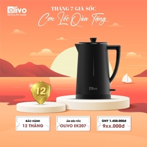 Ấm siêu tốc Olivo EK207, 1.7L