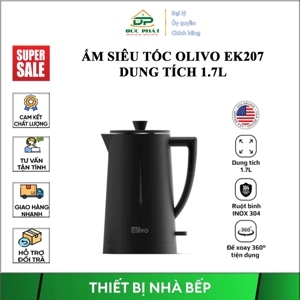 Ấm siêu tốc Olivo EK207, 1.7L