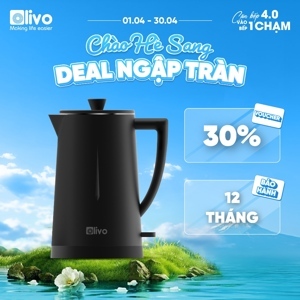 Ấm siêu tốc Olivo EK207, 1.7L