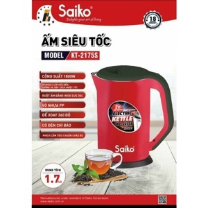 Ấm siêu tốc Saiko KT-2175S