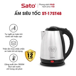 Ấm siêu tốc Sato 17ST48 1.8L