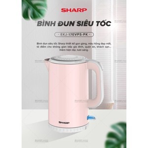 Ấm siêu tốc Sharp 1.7 LÍT EJK-17EVPS