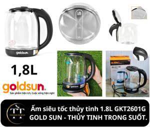 Ấm siêu tốc thủy tinh Goldsun GKT2601G