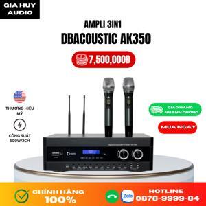Ampli liền vang liền micro dBacoustic AK350