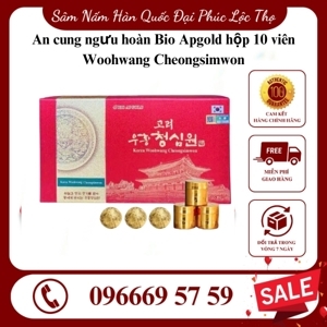 An cung ngưu hoàn Bio Apgold hộp 10 viên - Woohwang Cheongsimwon