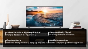 Android Tivi Aqua 43 Inch LE43AQT6620FG