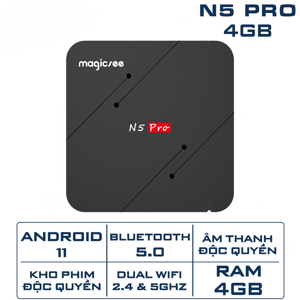 Android Tivi Box Magicsee N5 Max - 4GB RAM