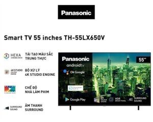 Android Tivi Panasonic 4K 55 inch TH-55LX650V