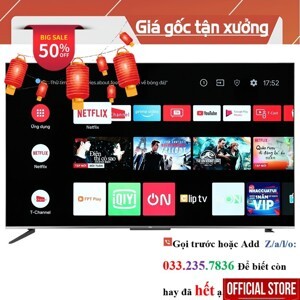 Android Tivi QLED TCL 4K 65 inch 65Q726