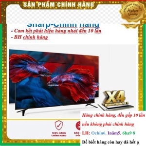 Android Tivi Sharp 65 inch 4K 4T-C65CK1X