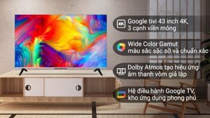 Android Tivi TCL 4K 43 inch 43P737